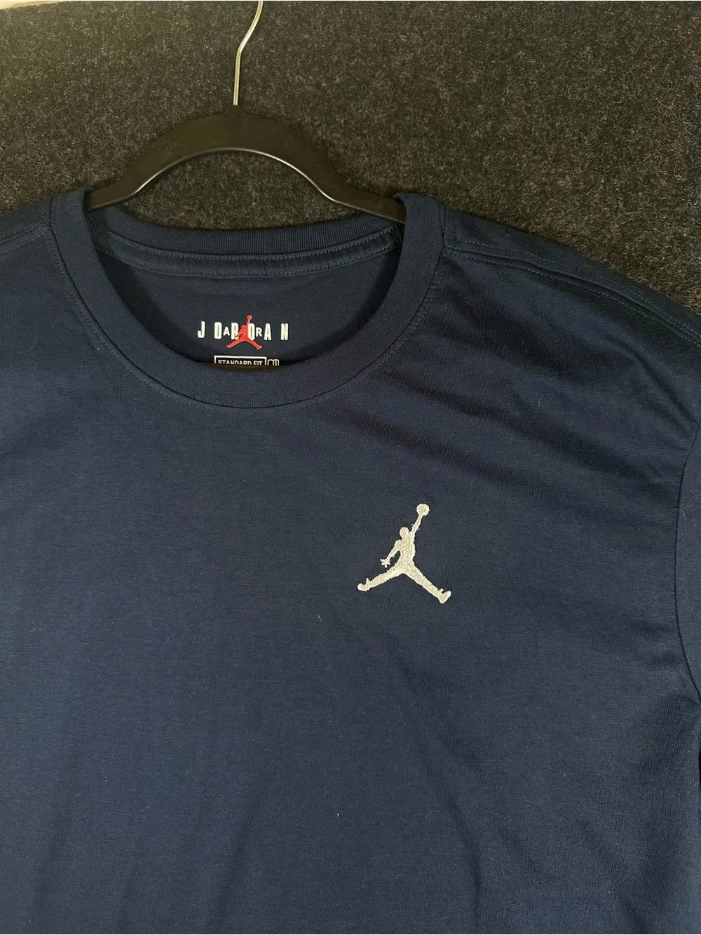 Jordan Mens XXL Navy Short Sleeve Embroidered Jumpman T-Shirt